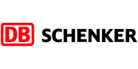 Das DB Schenker Logo für den Versand per Spedition