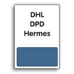 Verzendetiketten voor DPD - DHL - Hermes & Co