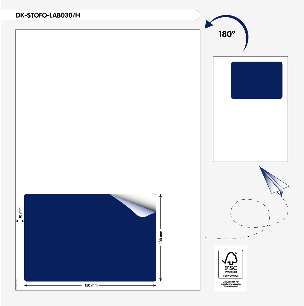 DK-STOFO-LAB030/H Carton